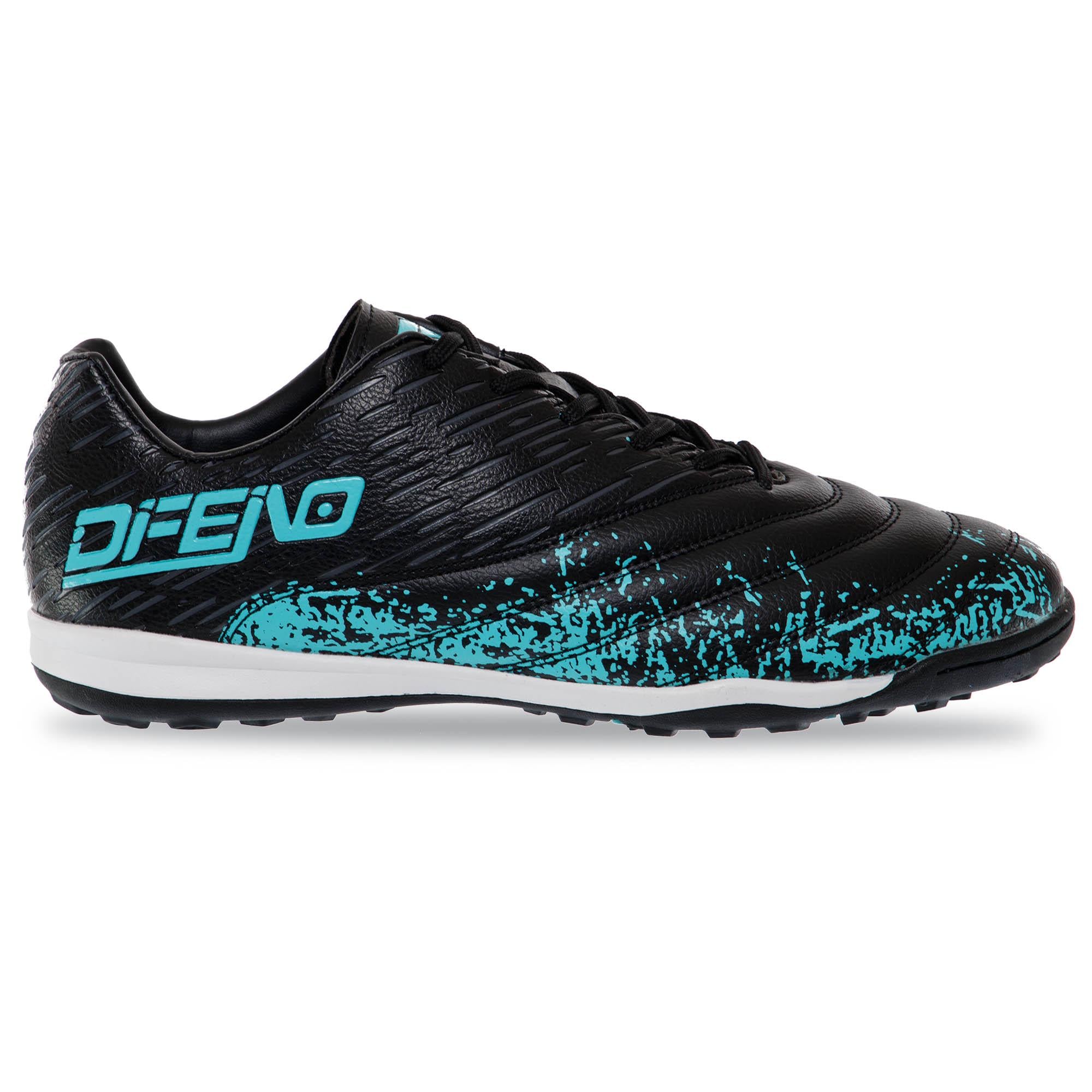 Взуття для футзалу чоловіче Difeno 191028A-4 р. 41 Чорний/Бірюзовий (DR011549)