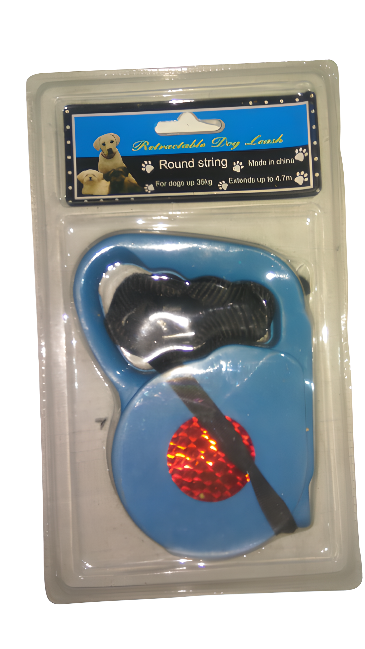 Повідець-рулетка для вигулу собак 5 м до 15 кг Синій (00000006771)