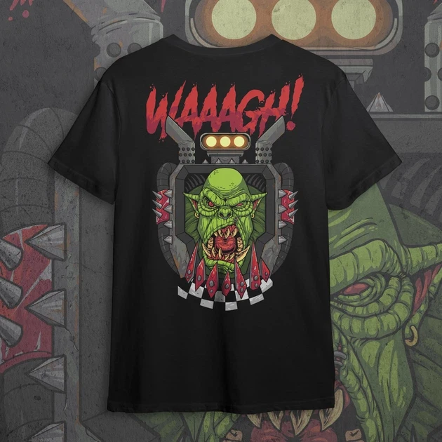 Футболка мужская с принтом WarHammer 40K Waaagh! р. 48 (2896479284)