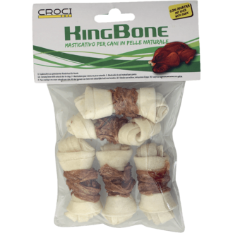 Лакомство для собак Croci KingBone Duck Кость узловая с мясом утки 5 см 5 шт./уп. (1133151683)