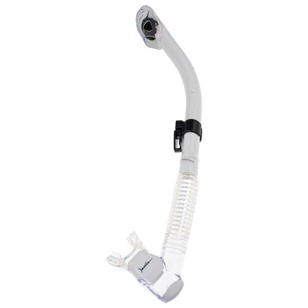 Трубка для подводного плавания Marlin Dry Lux White/Trans Трубка для подводного плавания Marlin Dry Lux White/Trans