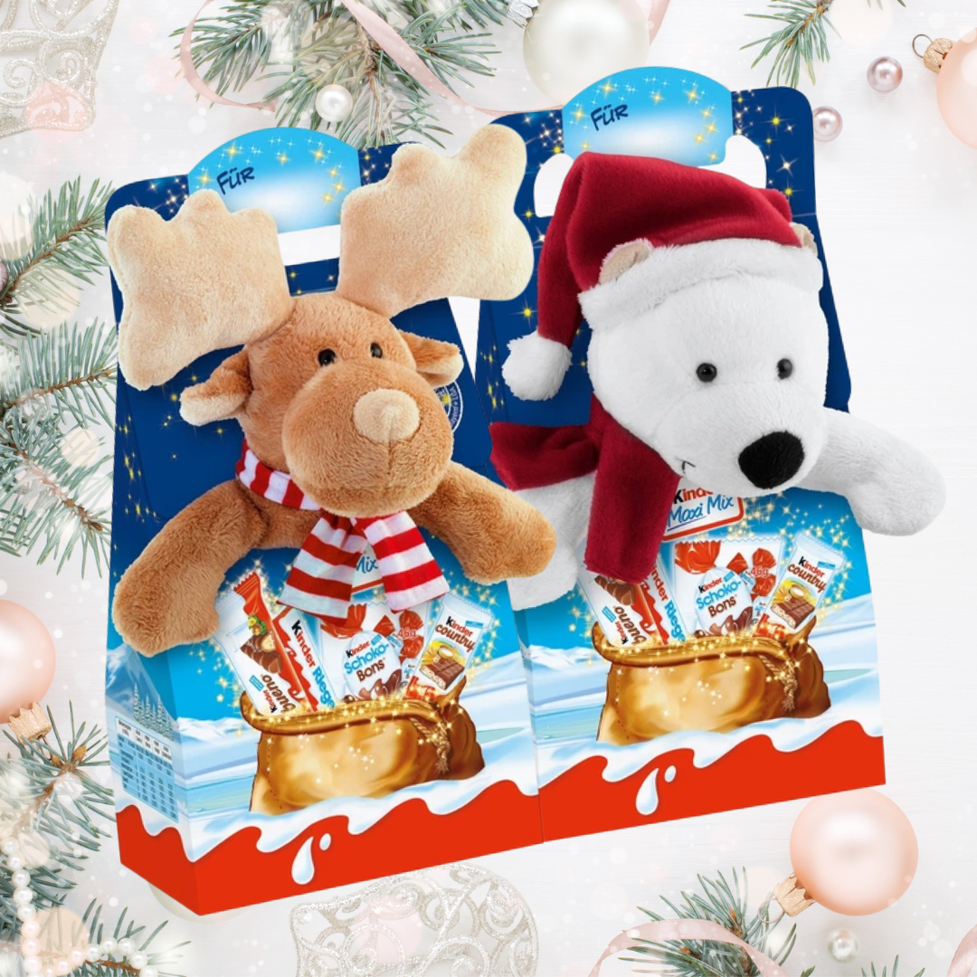 Подарунковий набір Kinder Maxi Mix з м'якою іграшкою Олень (30707000)