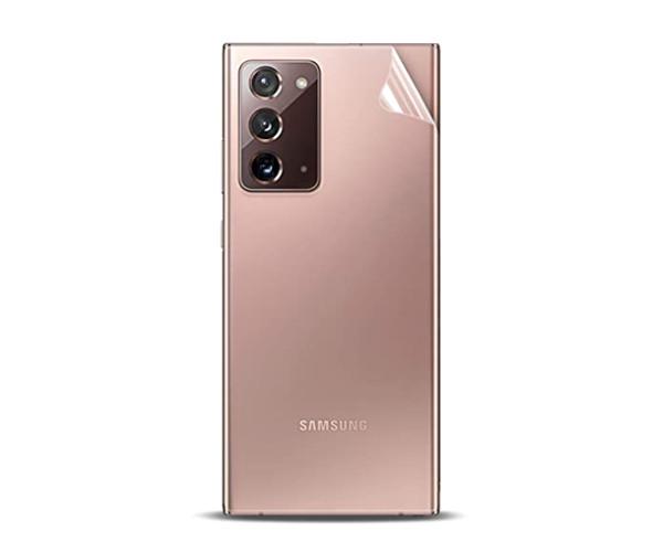 Противоударная гидрогелевая пленка Hydrogel Film для Samsung Galaxy Note 20 на заднюю панель, Transparent