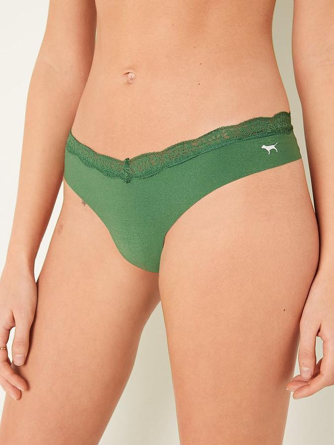 Трусики стринги Victoria's Secret Pink No-Show Thong Panty S Зеленый (26620375) Трусики стринги Victoria's Secret Pink No-Show Thong Panty S Зеленый (26620375)