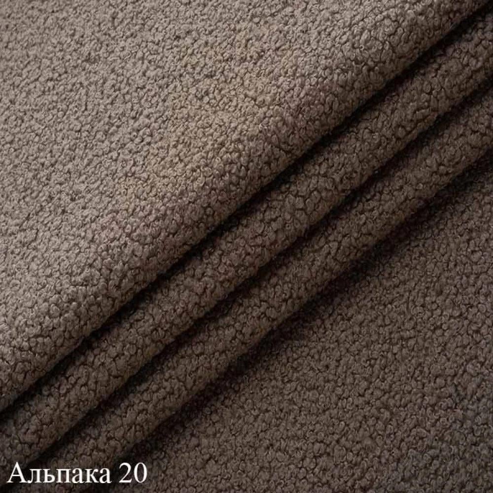 Диван офисный Tobi Sho Бенно-1 с подлокотниками и деревянными ножками букле Alpaca 1500х720х750 мм Кофейный/20 - фото 6