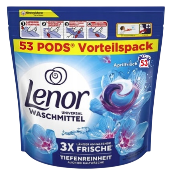Капсулы для стирки Lenor Universal Aprilfrisch 53 шт. (292351)