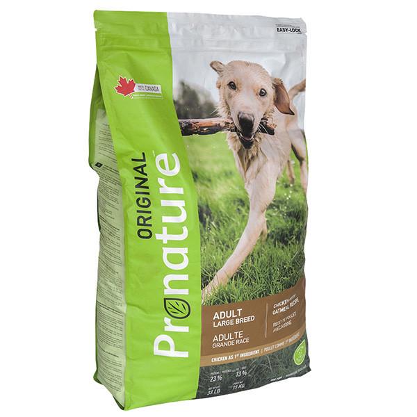 Корм сухой Pronature Original Dog Chicken Oatmeal Курица с овсяной мукой для крупных собак 15 кг (65672923156)