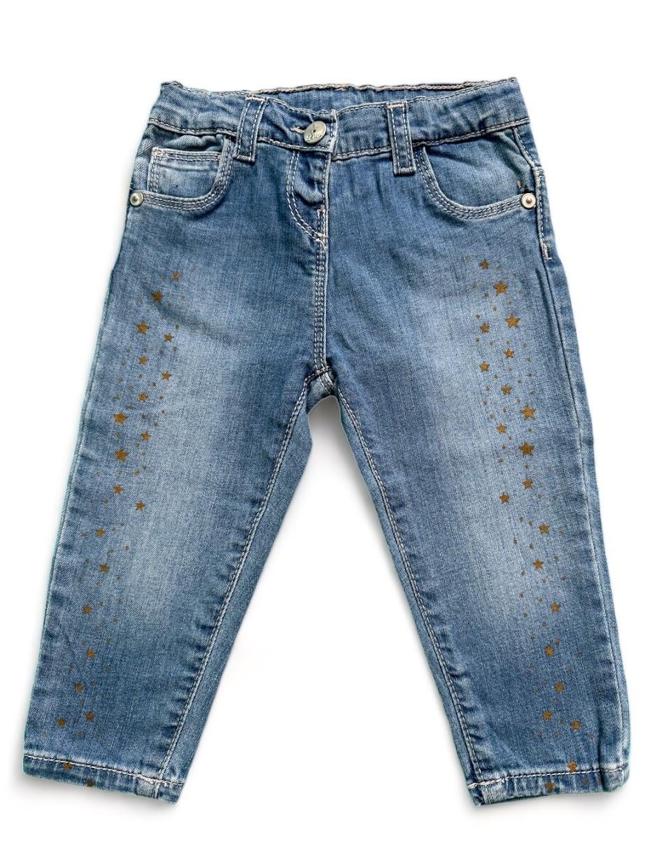 Джинсы детские Chicco стрейчевые прямые 12-18 мес. 80 см Синий (2087346886)