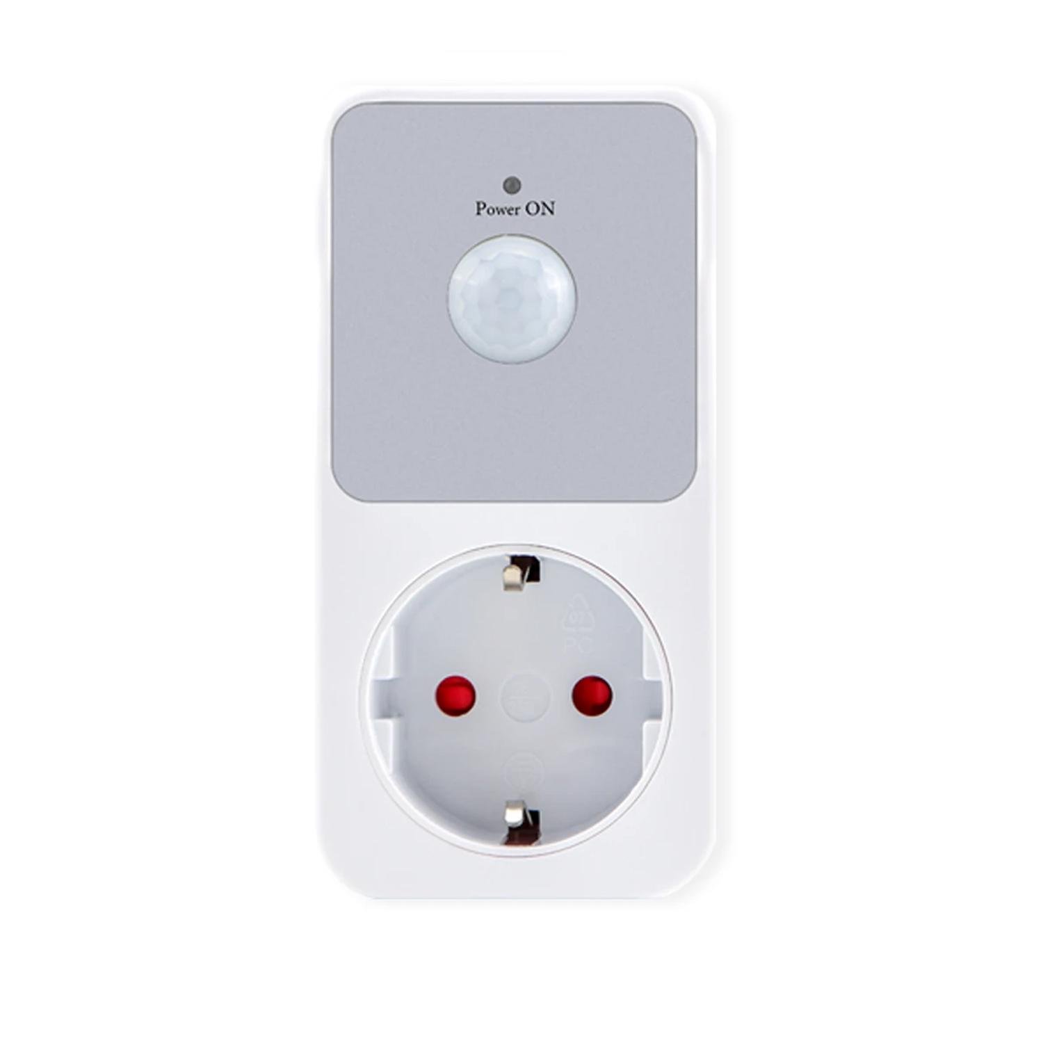 Розетка с инфракрасным датчиком движения CHYT 16A 230V 120° дальность 8 м (HLP03)