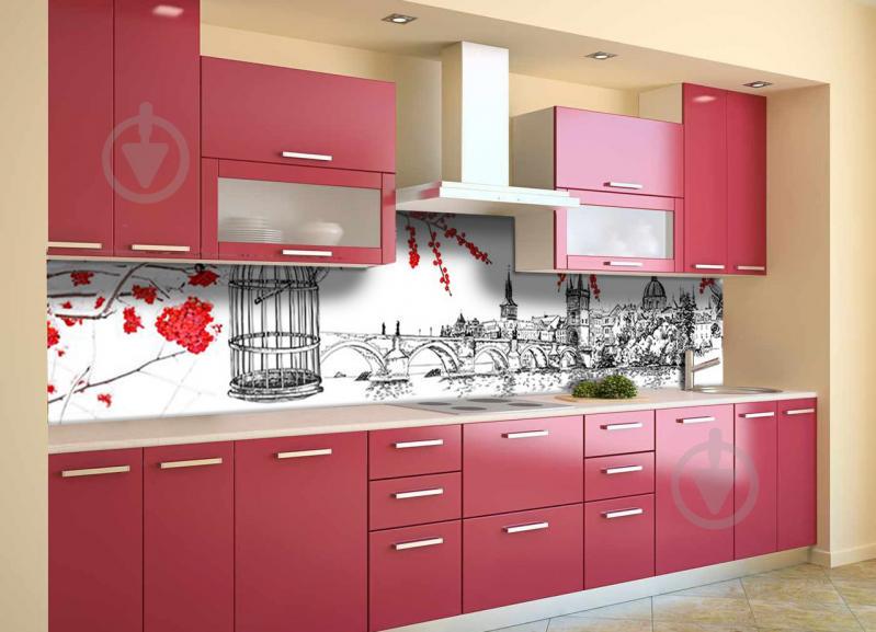 Скинали на кухню Zatarga «Англия» 600х2500 мм виниловая 3Д наклейка кухонный фартук самоклеящаяся Z180679