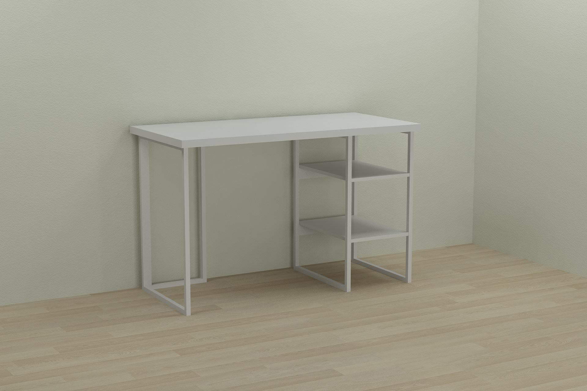 Стол компьютерный Ferrum-decor Кевин ДСП 32 мм 75x140x70 см Белый/Белый (FRD-101292)