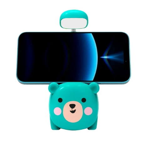 Лампа детская Quite Light Bear настольная на гибкой ножке с органайзером для ручек и подставкой телефона