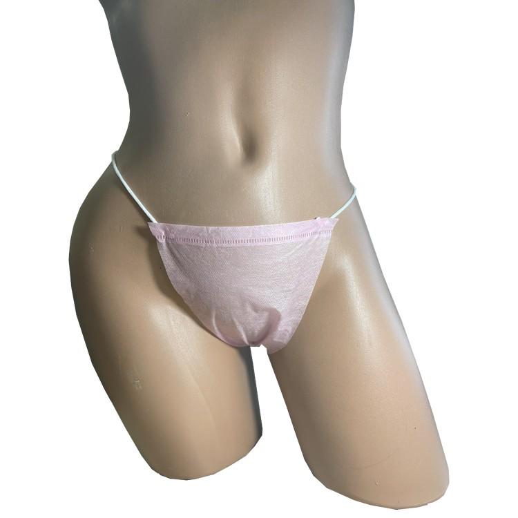 Трусики-стринги одноразовые Monaco Style S/M 50 шт. Розовый (88981) - фото 4