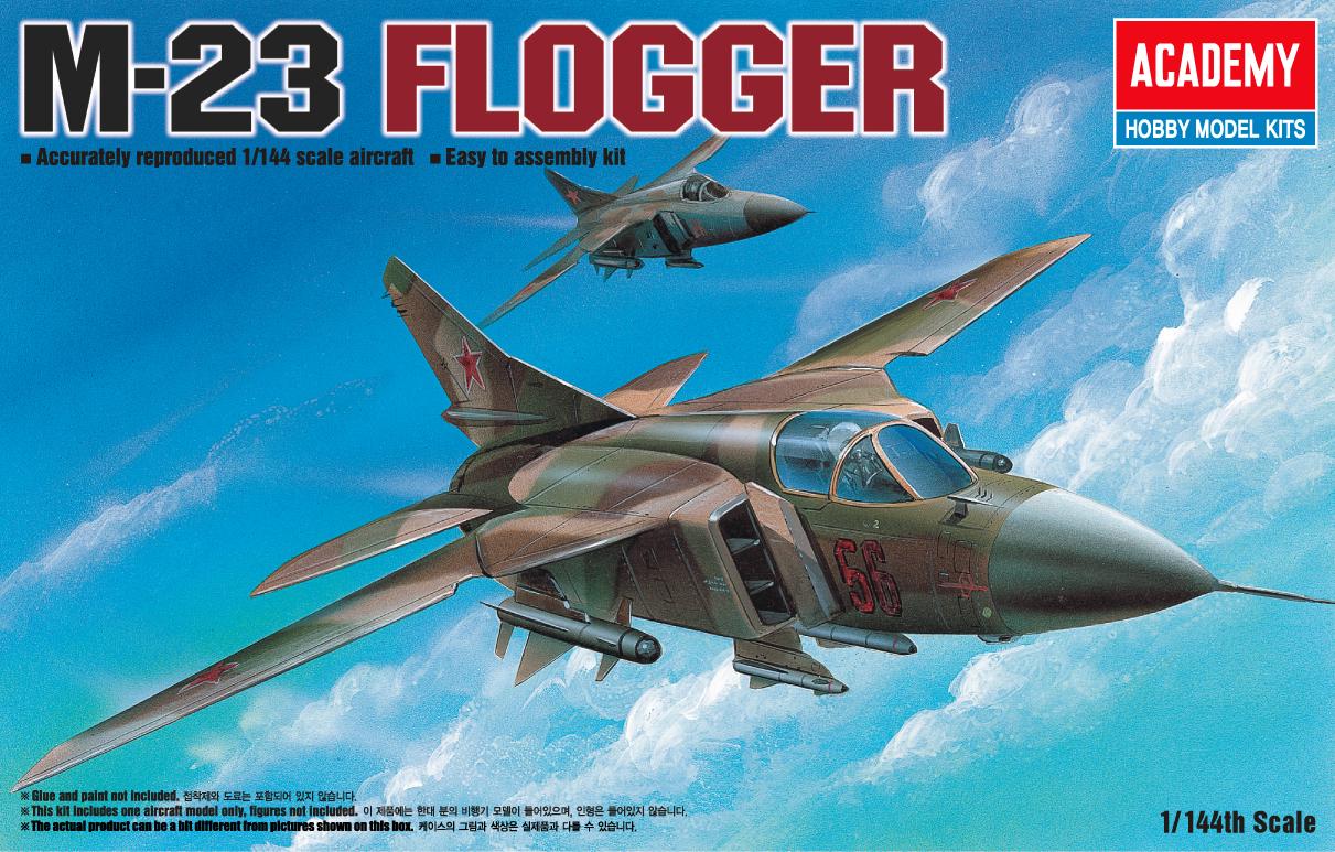 Сборная модель Academy MiG-23 flogger 1:144 (12614)