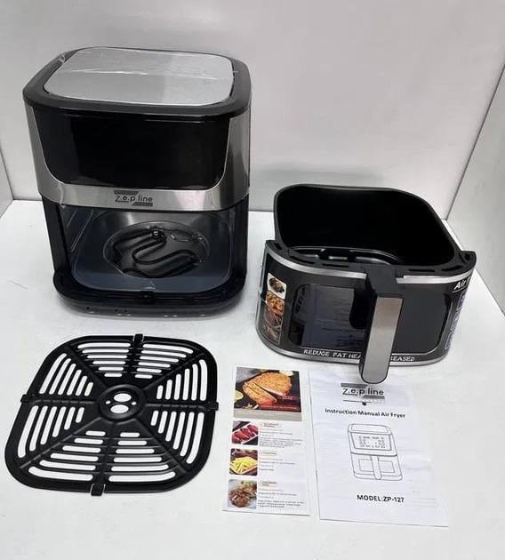 Аэрогриль Zepline с решеткой для гриля 12 л 4200 W - фото 5