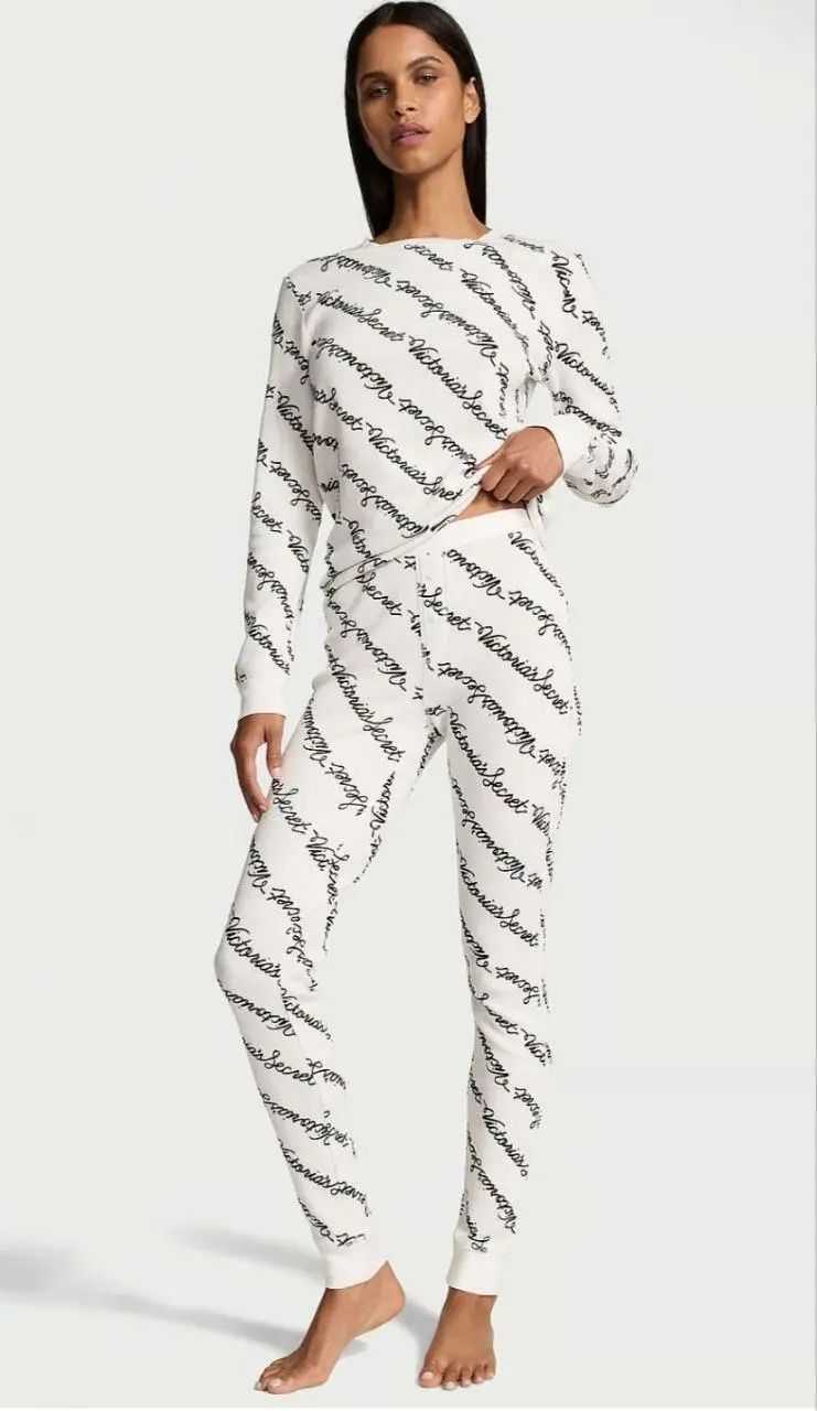 Піжама термо Victoria's Secret М Білий (26936213)