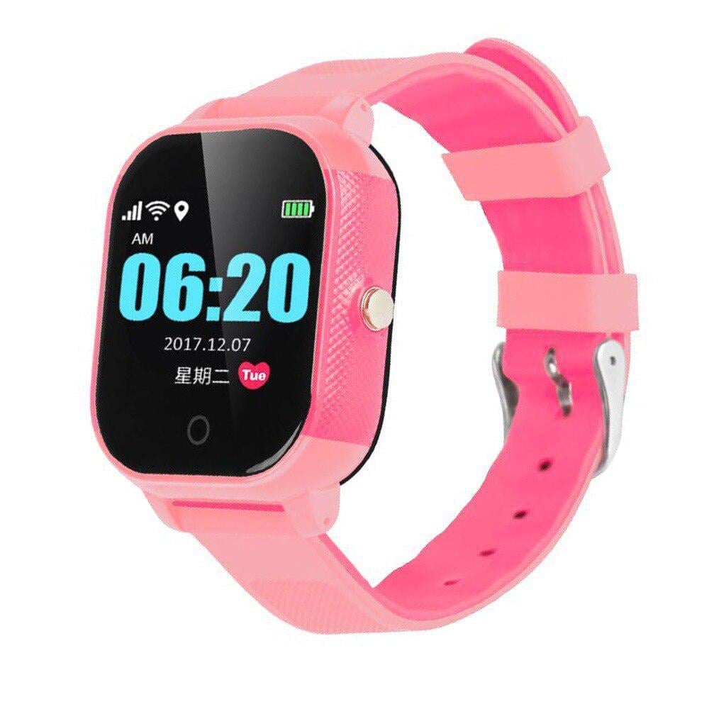 Детские смарт-часы Lemfo DF50 Ellipse Aqua с GPS Розовый (723)