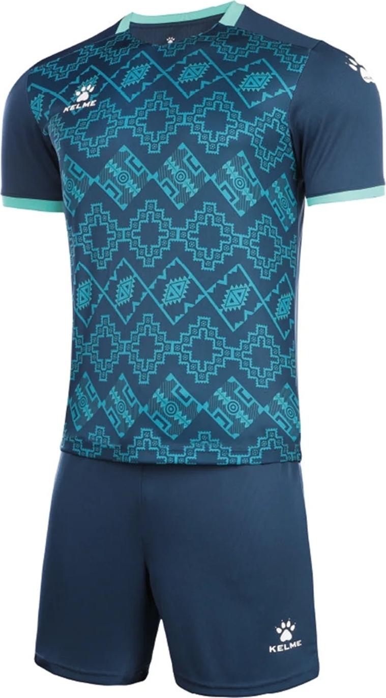 Комплект футбольной формы KELME ARGO M Сине-бирюзовый (8151ZB1006.4021)