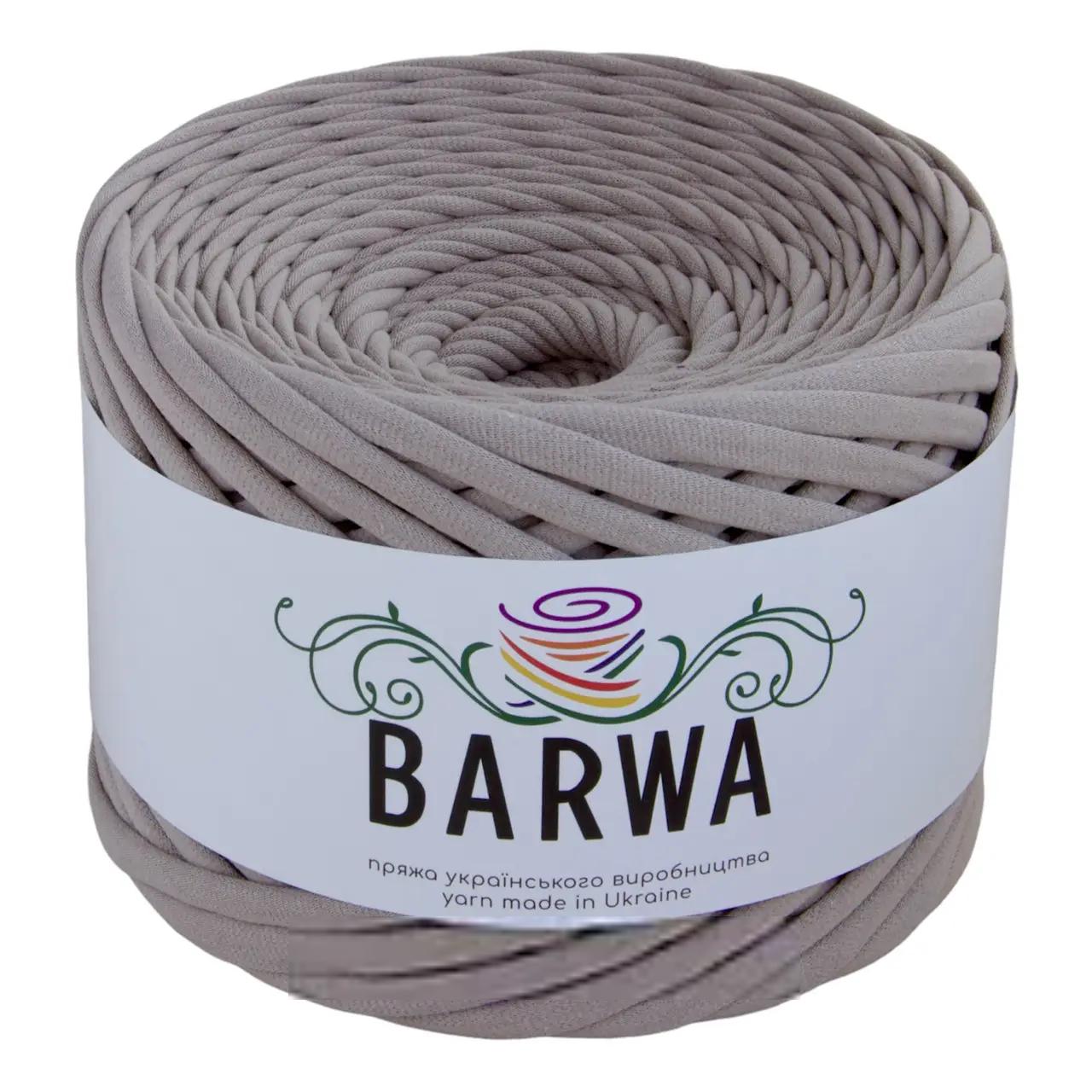 Пряжа трикотажная Barwa плоская Френч-грей 09 (2826174701)