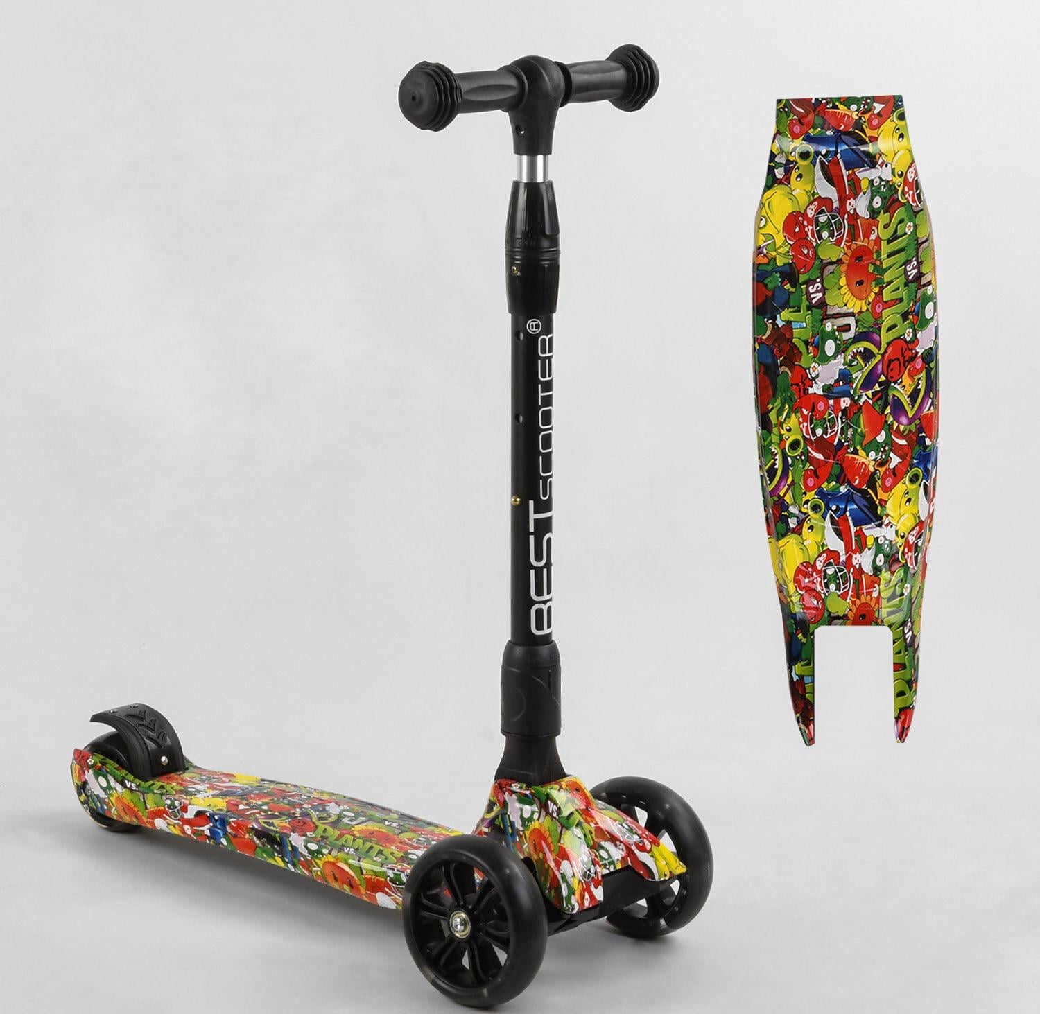Самокат Best Scooter Maxi 59-208 Черный - фото 2