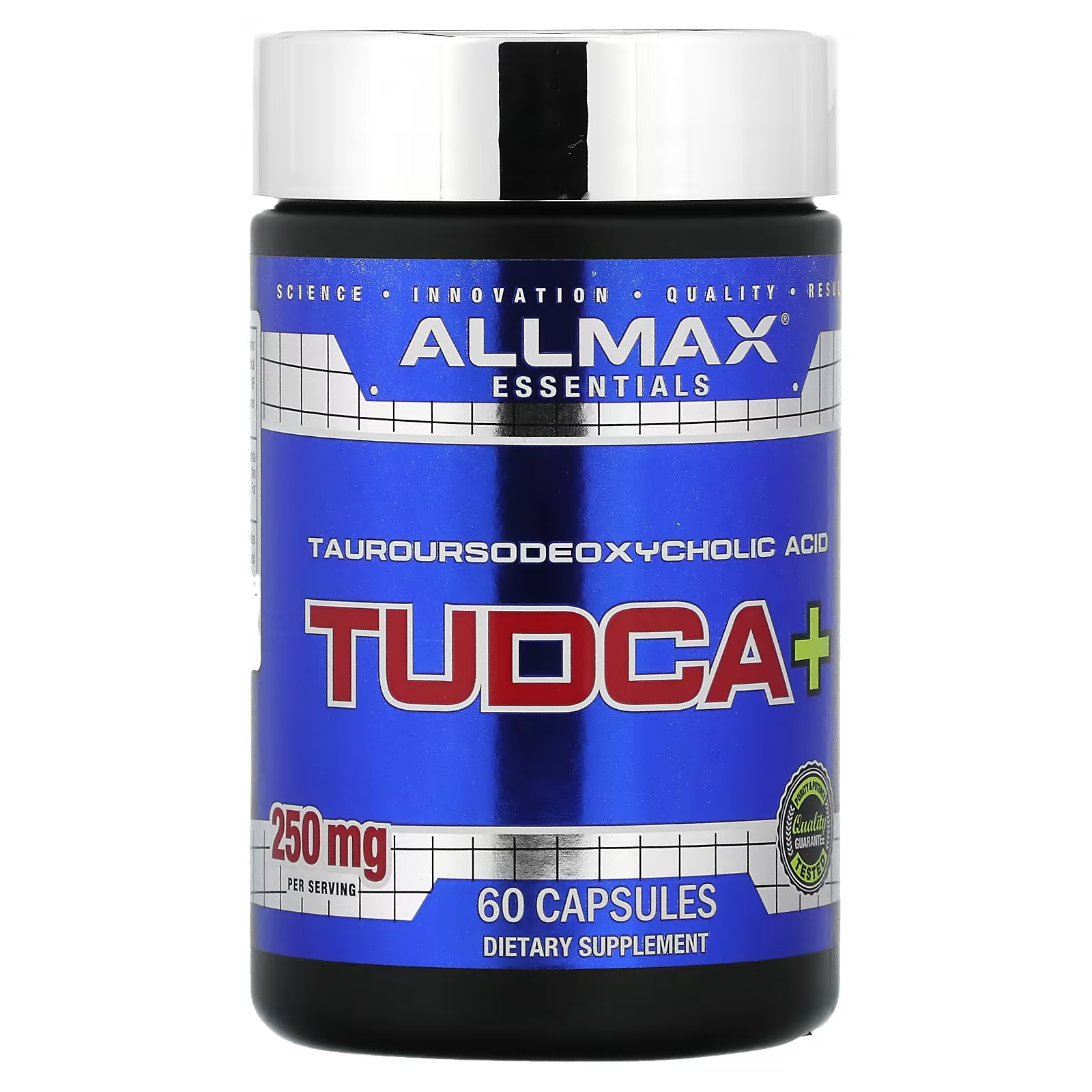 Кислота тауроурзодезоксихолевая ALLMAX Nutrition TUDCA+ для поддержки печени 250 мг 60 капсул