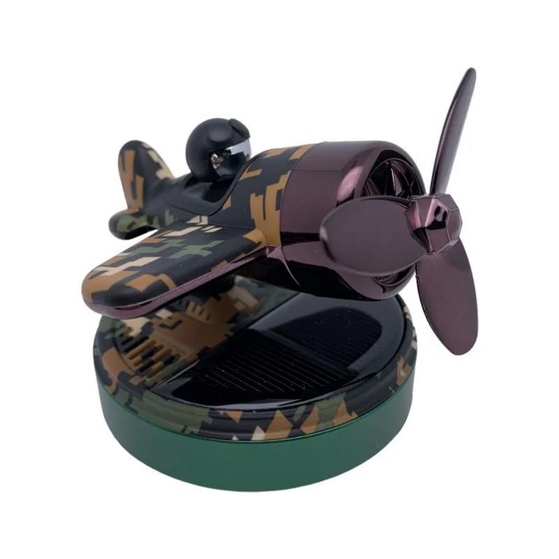 Ароматизатор літак з пілотом на сонячній батареї в подарунковій упаковці Pixel/Green (4548-Leader) - фото 5 Ароматизатор літак з пілотом на сонячній батареї в подарунковій упаковці Pixel/Green (4548-Leader) - фото 5