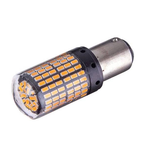 Лампа диодная S25 1157-3014-144SMD Y 2 контакта 60474 (1157-3014-144SMD Y)