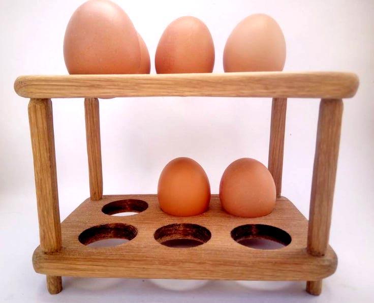 Подставка для яиц из дерева Донгтао Мускат (ПЯЙ-002507) - фото 3 Подставка для яиц из дерева Донгтао Мускат (ПЯЙ-002507) - фото 3