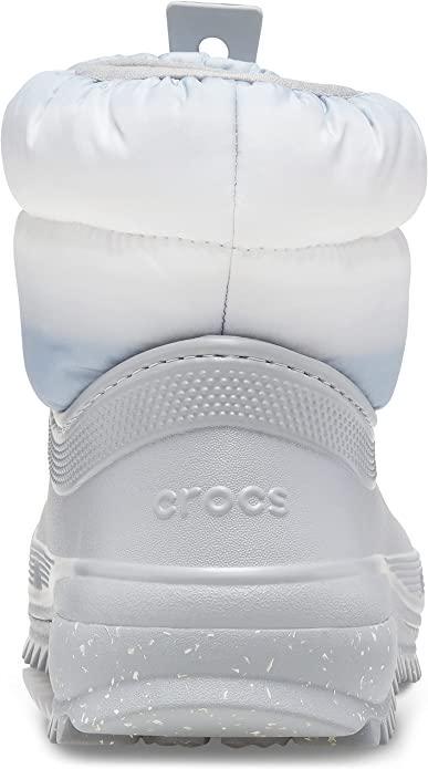 Зимові чоботи Crocs Classic Neo Puff Shorty W6/EUR 36-37 Light Grey/White (11414776) - фото 4