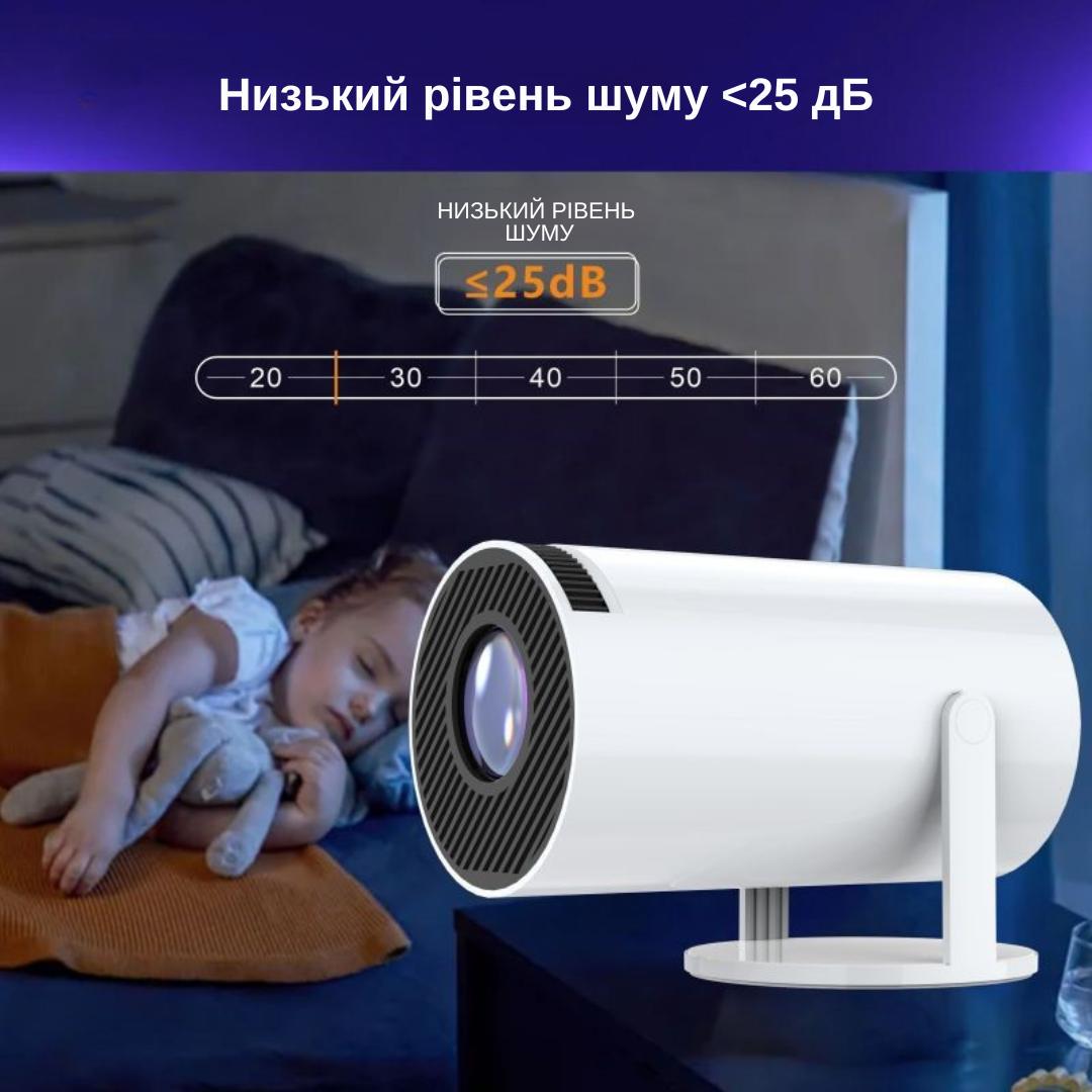 Проектор XON E-Tech SmartView X-Core 1280x720P 4K Wi-Fi Android 5200Lm Білий (XVPA1207AW 1714) - фото 7