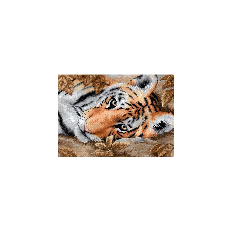 Набір для вишивки хрестиком Dimensions 65056 Beguiling Tiger (212)