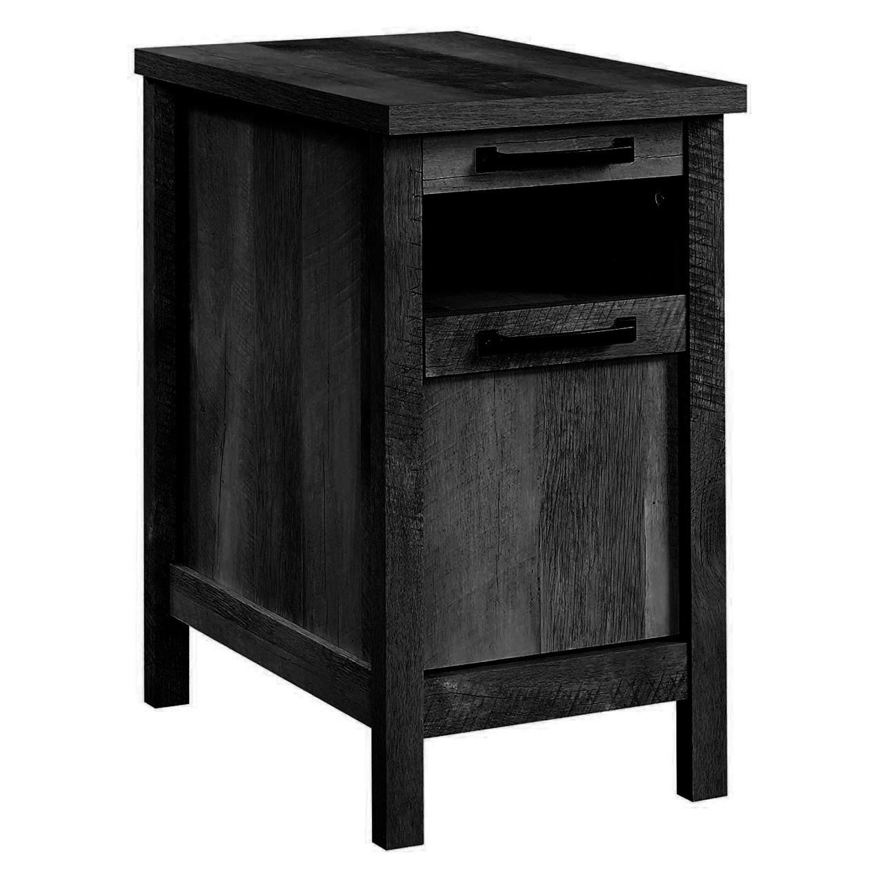 Тумба прикроватная из дерева Комбо Венге (ПТМ-002012)