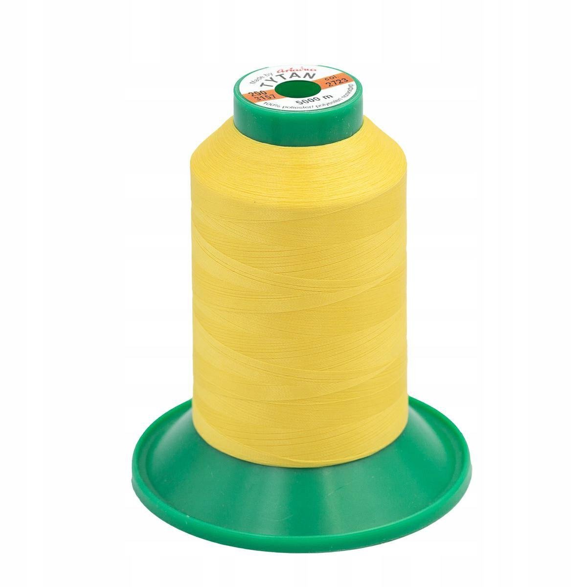 Нитки надміцні Ariadna Tytan 250 5000 м Жовтий (2723)
