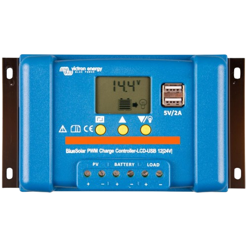 Контролер заряду для сонячних батарей Victron Energy BlueSolar 2хUSB PWM-LCD USB 12/24V 30A Синій (28533178) Контролер заряду для сонячних батарей Victron Energy BlueSolar 2хUSB PWM-LCD USB 12/24V 30A Синій (28533178)