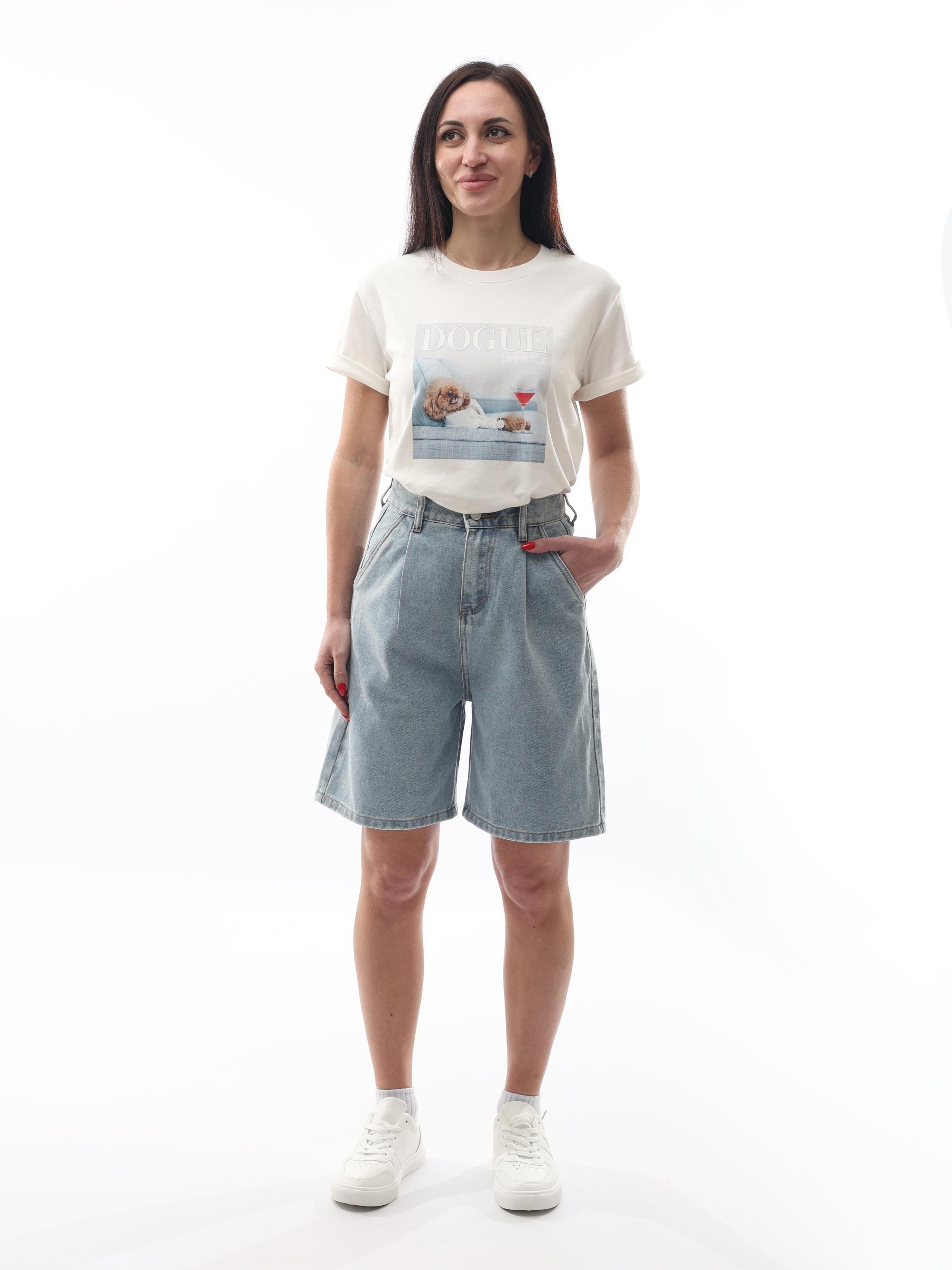 Шорты джинсовые женские est. 1991 р. 33 Голубой (277931-33)