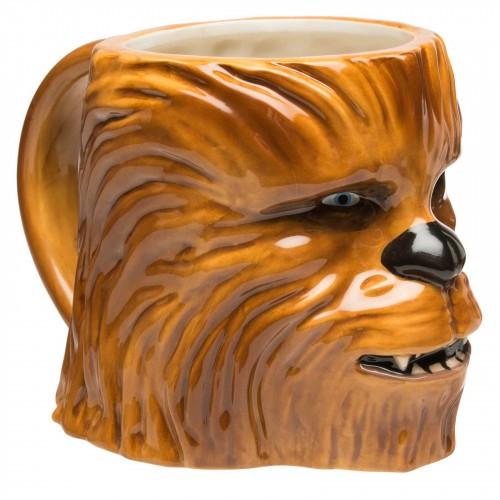 Чашка керамическая Star Wars Chewbacc 3D в виде головы Вуки 330 мл (BL 09.01)