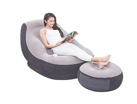 Надувне крісло з пуфом Air Sofa та насосом (1433631212) - фото 2 Надувне крісло з пуфом Air Sofa та насосом (1433631212) - фото 2