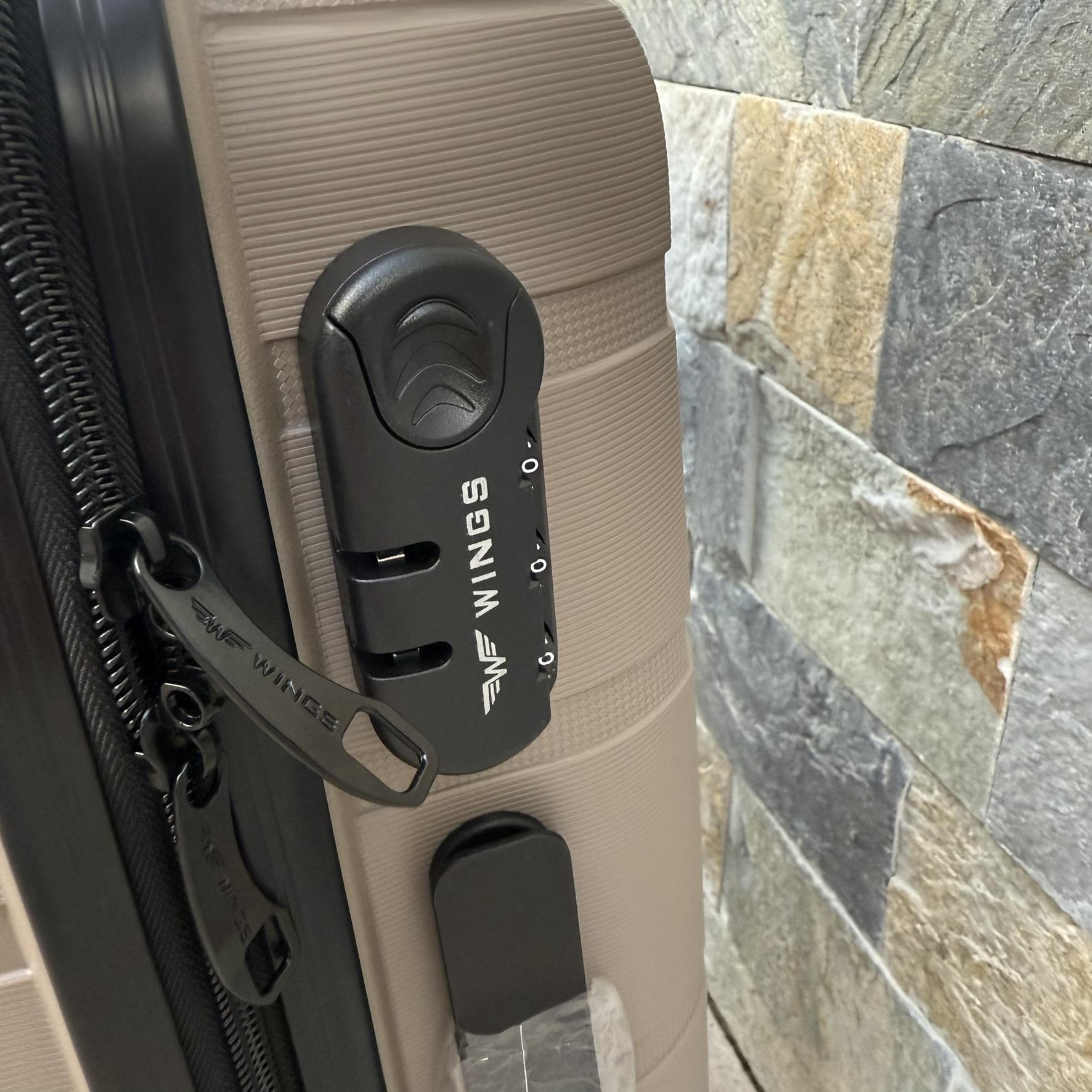 Чемодан дорожный из полипропилена Wings HWF03 S Шампань (30631278) - фото 5 Чемодан дорожный из полипропилена Wings HWF03 S Шампань (30631278) - фото 5