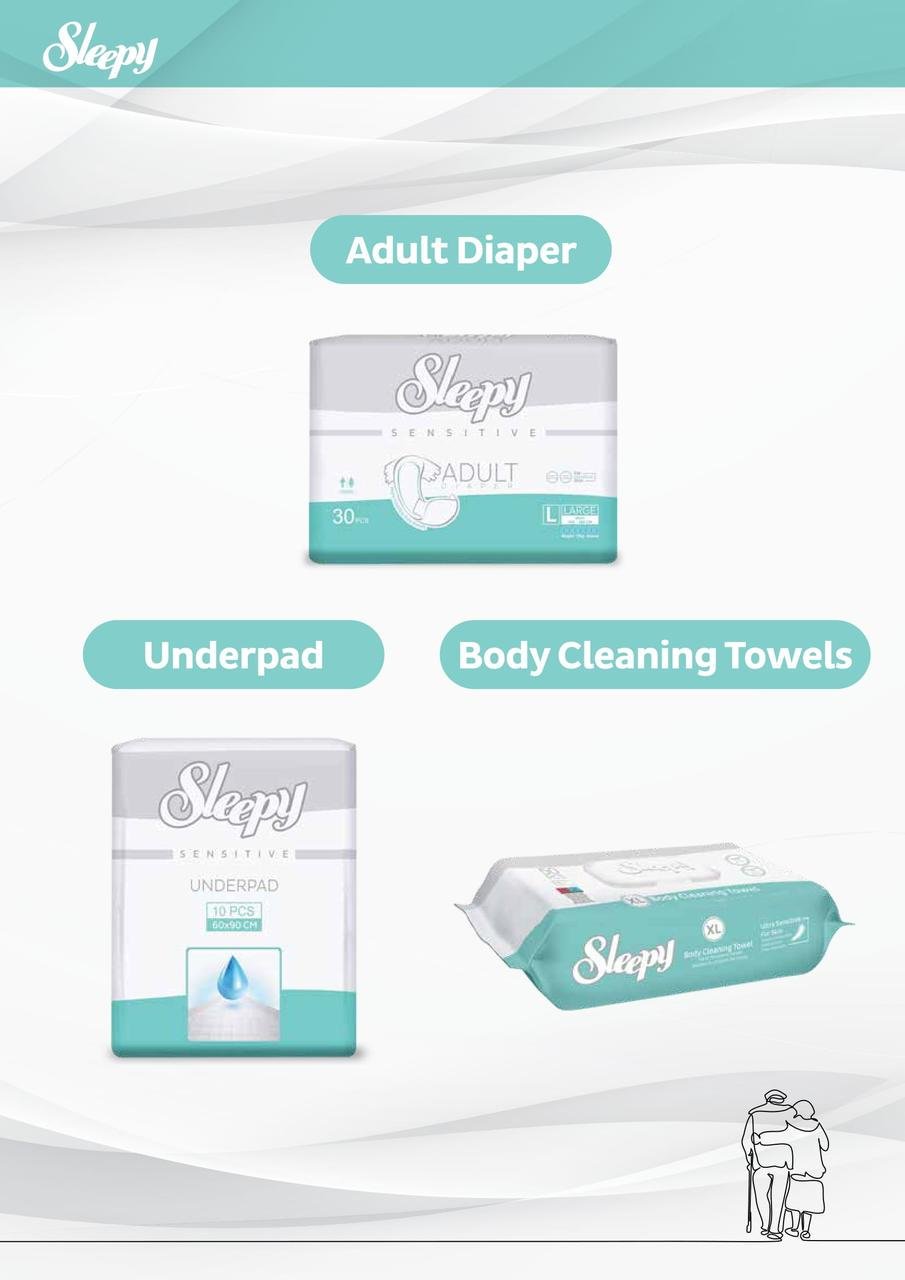 Подгузники для взрослых Sleepy Sensitive XL №30 120-160 см (000005912) - фото 8 Подгузники для взрослых Sleepy Sensitive XL №30 120-160 см (000005912) - фото 8