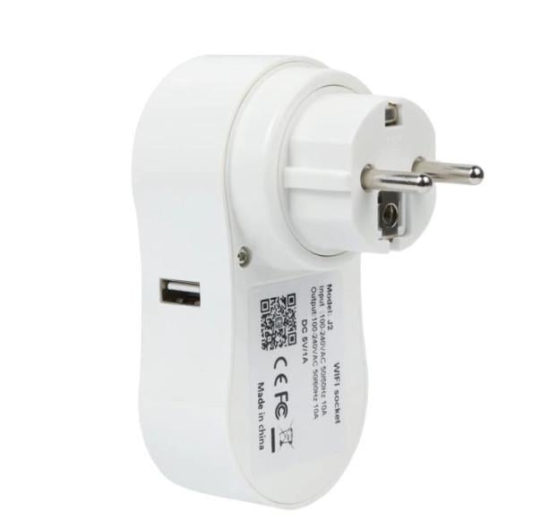 Розетка Rias Socket Wi-Fi USB White (4_835226777) - фото 2