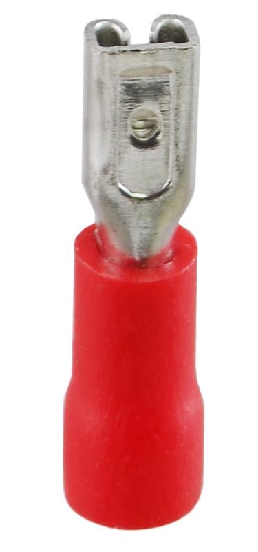 Наконечник изолированный розетка АСКО-Укрем FDD 1,25-110 0,5-1,5 мм2 2,8х0,3 мм 1 шт. Красный (A0060020009)