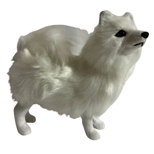 Дитяча іграшкова фігурка собака Самоїд Білий (1584)