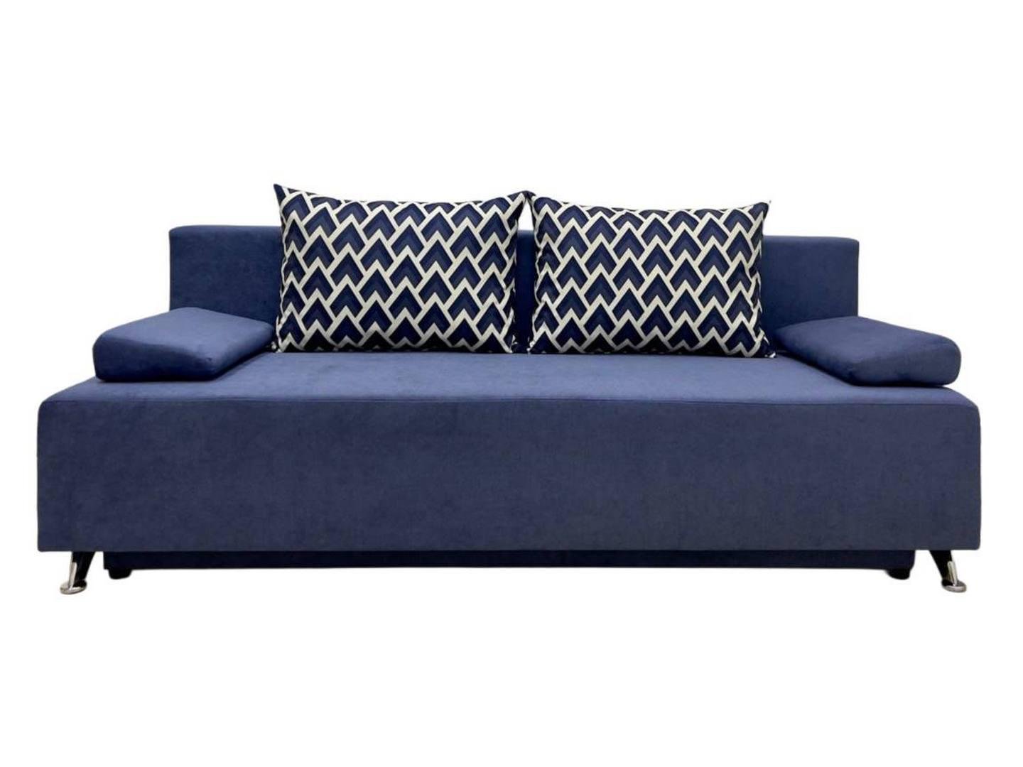 Диван Virkoni Танго еврокнига Аляска 11/Олимп 21 189x83x71 см Синий/Принт (44704-01001051121) - фото 1 Диван Virkoni Танго еврокнига Аляска 11/Олимп 21 189x83x71 см Синий/Принт (44704-01001051121) - фото 1