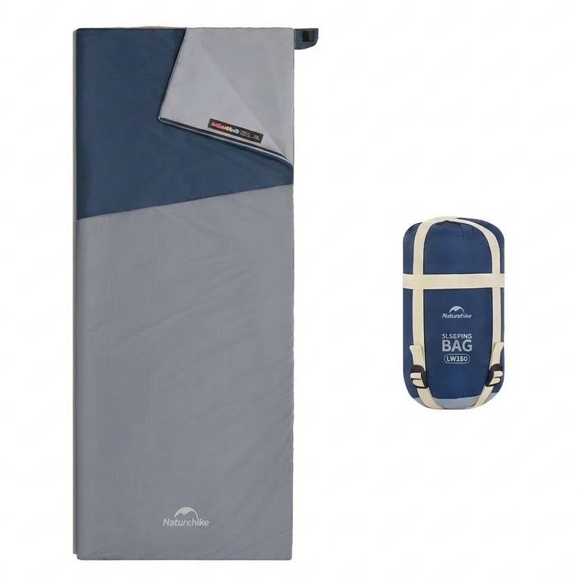 Спальный мешок Naturehike LW180 CNK2550WS026 Sunny Day PL01 XL 205х85 см Blue (6977465868602)