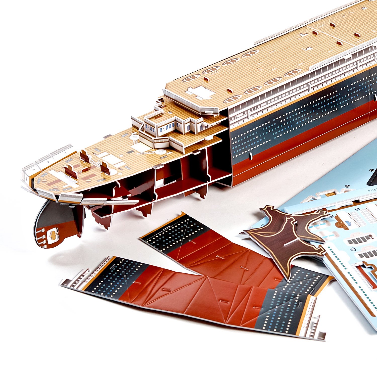 3D пазлы Magic Puzzle Титаник трехмерный конструктор - головоломка - фото 4 3D пазлы Magic Puzzle Титаник трехмерный конструктор - головоломка - фото 4