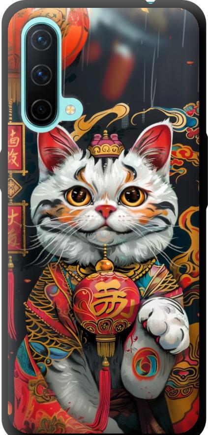 Чехол на OnePlus Nord CE China Cat v2 (6135b-2382-42517)
