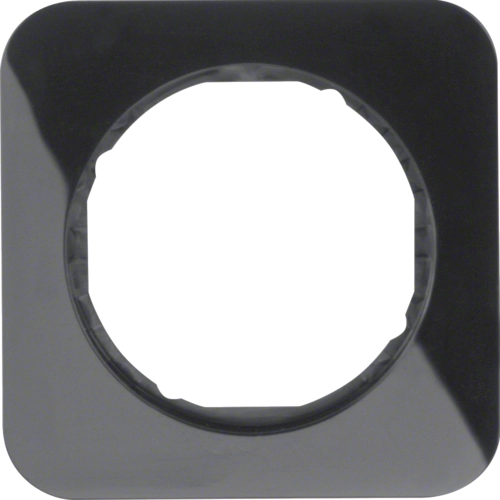 Рамка Berker R.1 одноместная Черный (10112145)