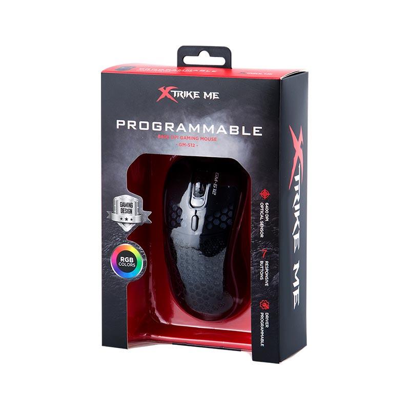 Мишка дротова ігрова Xtrike ME Gaming Backlight GM-512 Чорний (2591769639) - фото 2 Мишка дротова ігрова Xtrike ME Gaming Backlight GM-512 Чорний (2591769639) - фото 2