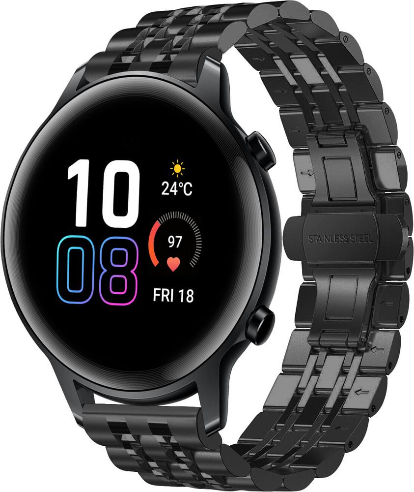 Браслет металлический Spinye для Honor Magic Watch 2 42 мм Black (29176-2B)