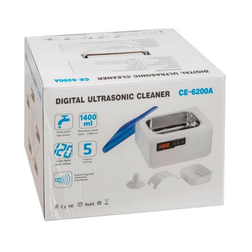 Стерилізатор ультразвуковий Ultrasonic Cleaner CE-6200A 70W 1400 мл SalonHome OS28894 - фото 4